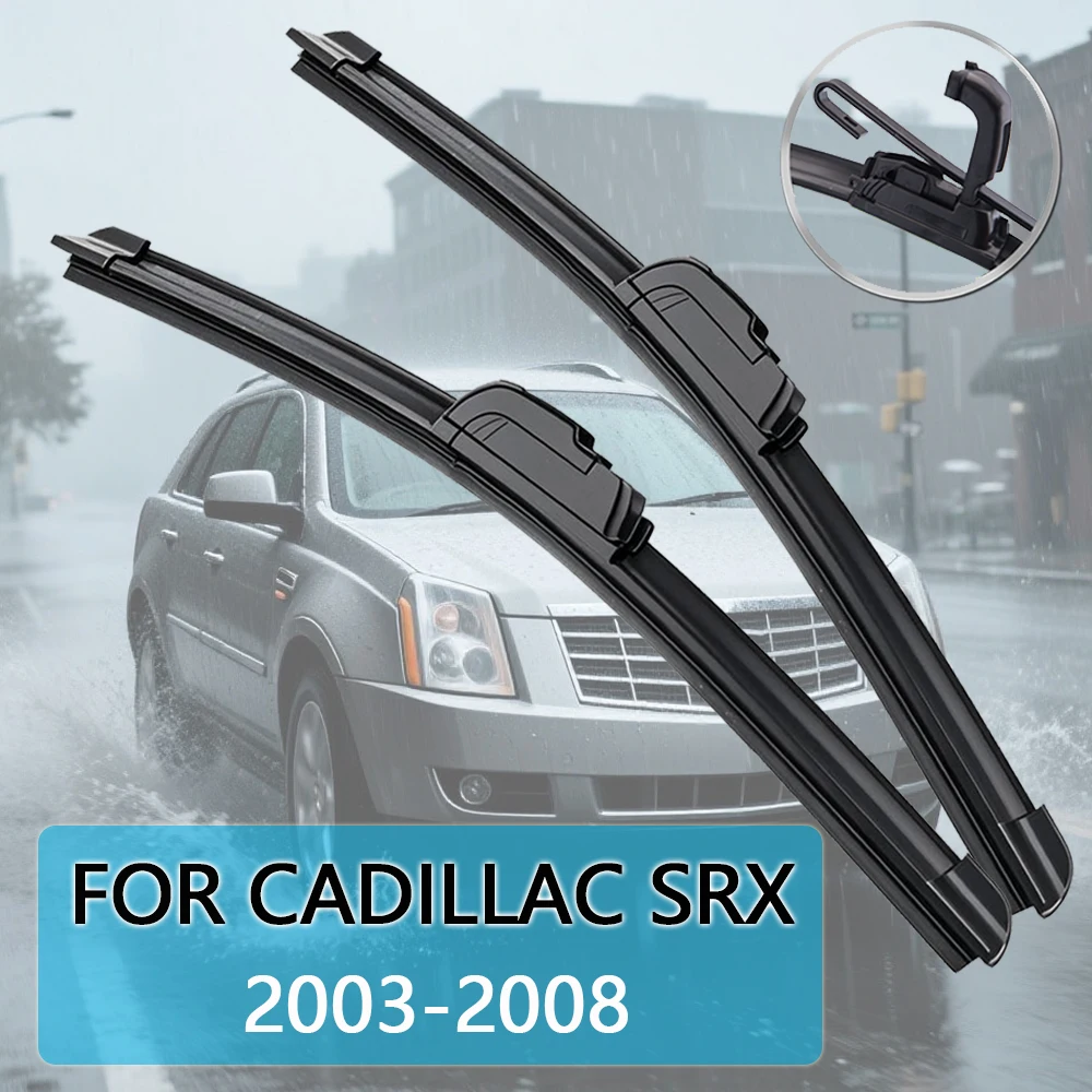 

Щетка стеклоочистителя автомобиля для Cadillac SRX (MK2) 2003-2016, резиновая заправка для лобового стекла, стеклоочиститель, автоаксессуары
