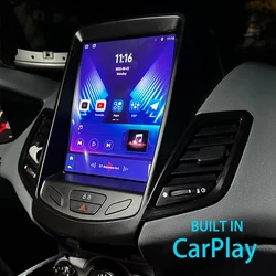Car Radio Android 15 Video Player Carplay For Ford Fiesta 2009 2011 2013 2014 2015 2016 Navigation GPS Touch Screen Multimedia