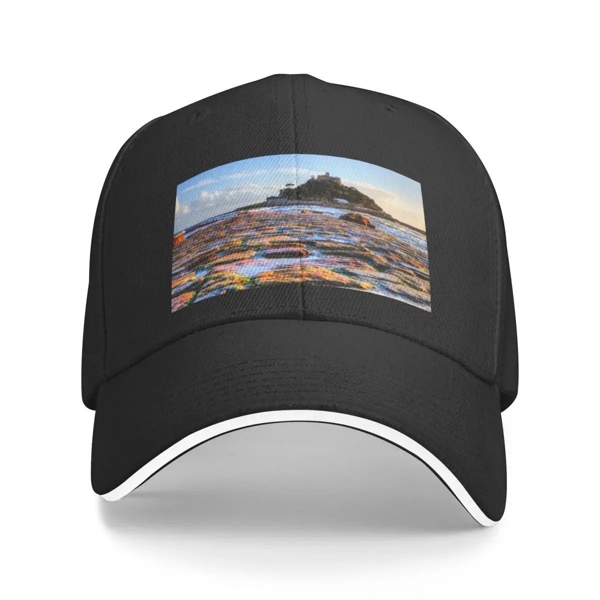 St Michael's Mount And Causeway, Marazion, Cornwall Baseball Cap Luxury Man Hat Beach fashionable Luxury Woman Men's