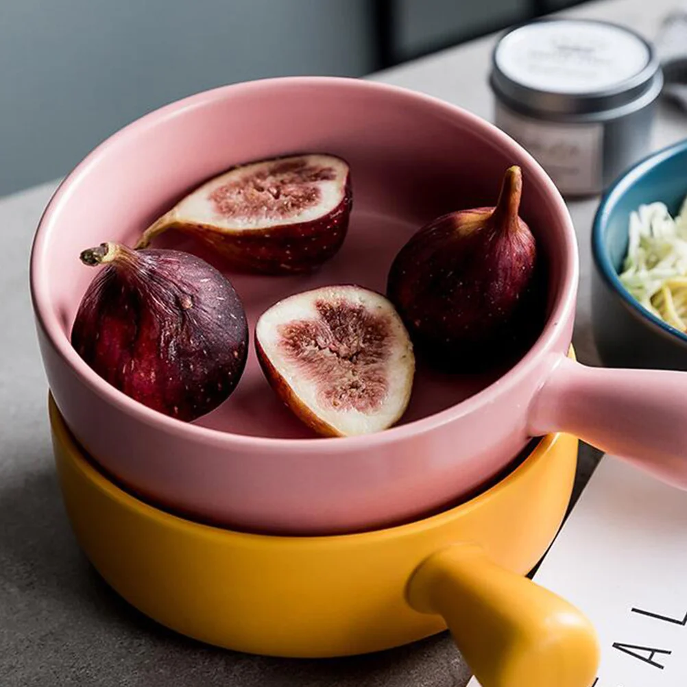 

2Pcs Household Baking Tray Heat Resistant Easy Clean Perfect Cakes Breads Fruits Vegetables Pink Fruit Plate