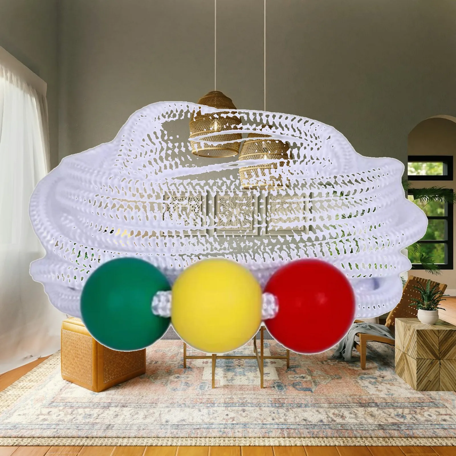 Eye Teaming Tool 3 Meter Long Rope Vision Therapy String for Kids, Home