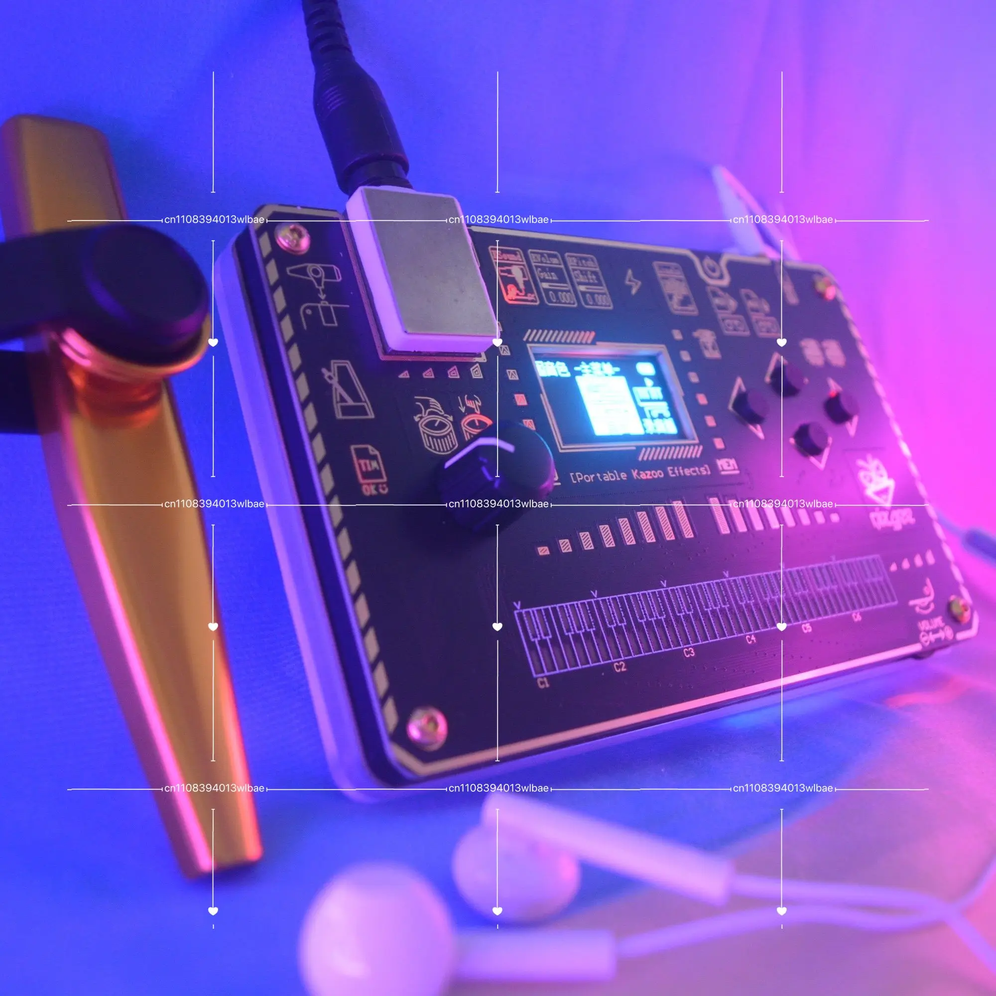 Electric Card, Zudi Effect Device, No Need To Learn To Listen To Musical Instruments, Synthesizer, Electric Wind, Comprehensive