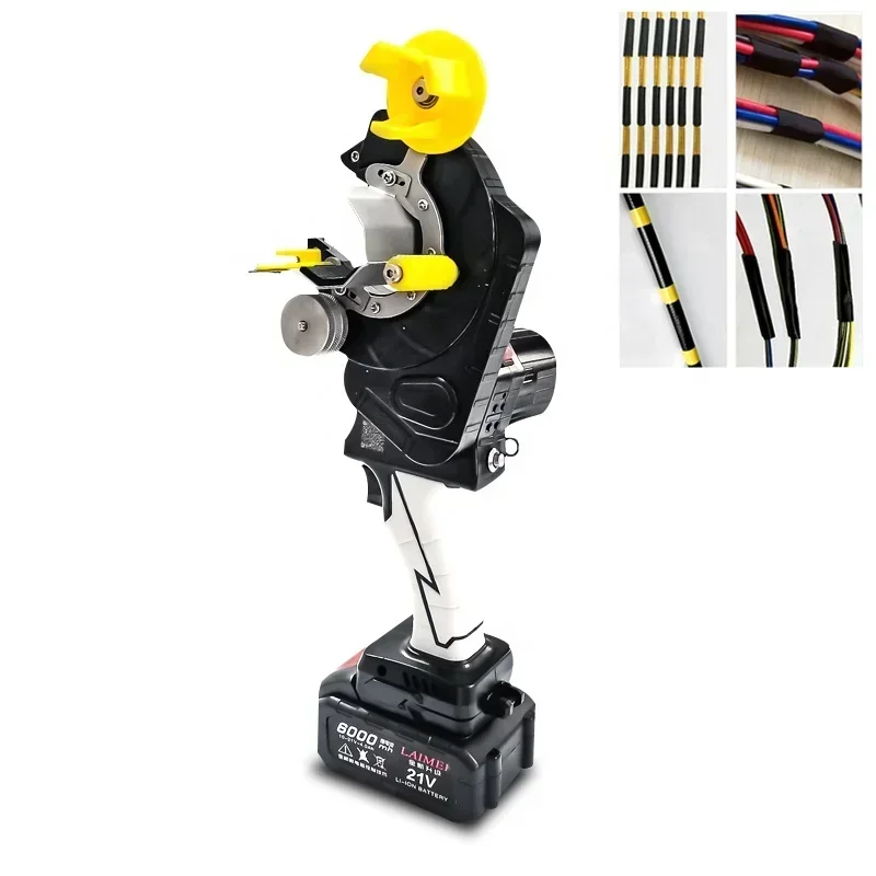 Por Tape Wrapping hine / Hand Held Tape Winding Tool For Wire Harness Semi Automatic Tape Winding hine