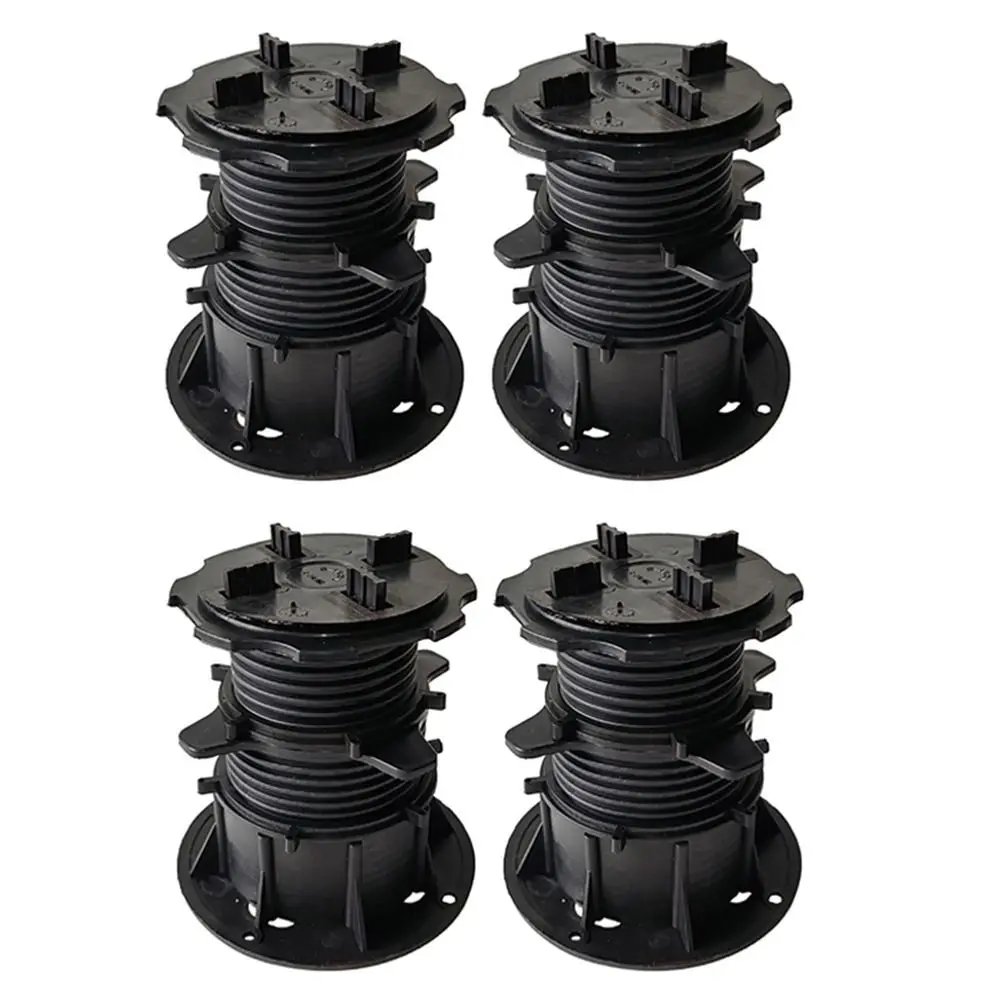 1/2Pcs Height Adjustable Decking Support Pedestal Set Slab Bearing Terrace Bearing Deck Support Base Eliminate Slope Difference