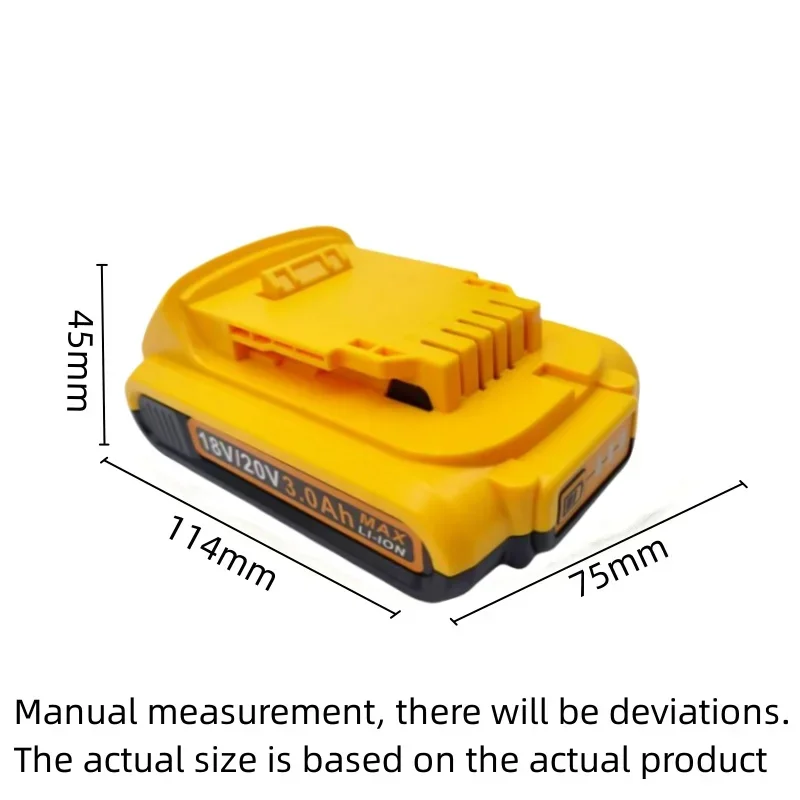 Батарея ионов для Dewalt, 20 В, 3,0 Ач, DCB609, DCB200, DCB201, DCB609, DCB182, DCB204, 20