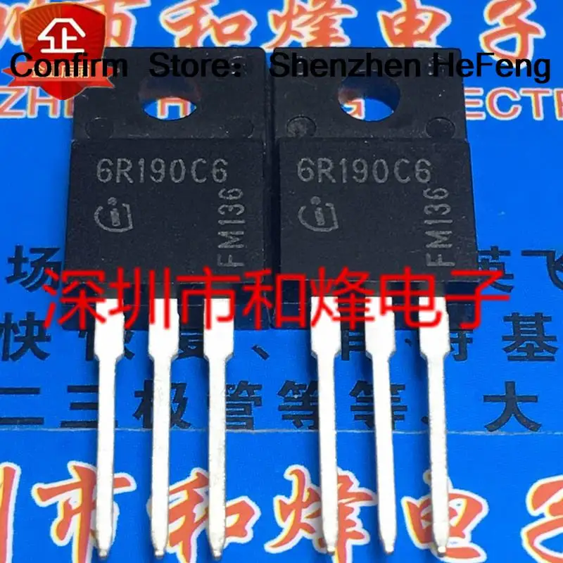 5PCS-10PCS IPA60R190C6 6R190C6  TO-220F 650V 59A  Original On Stock Quicky Shipping