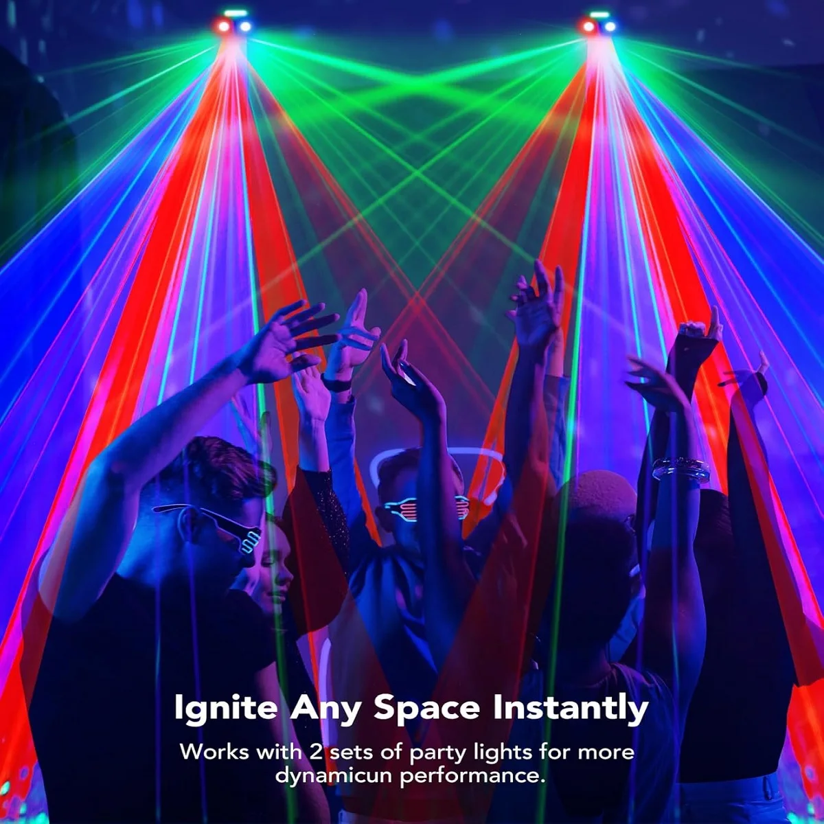 Party Lights, DJ Lights, Disco Lights, Laser Lights, Strobe Lights, Patterns, Home, Bar, Club, KTV, Flashing Lights, Stage Light