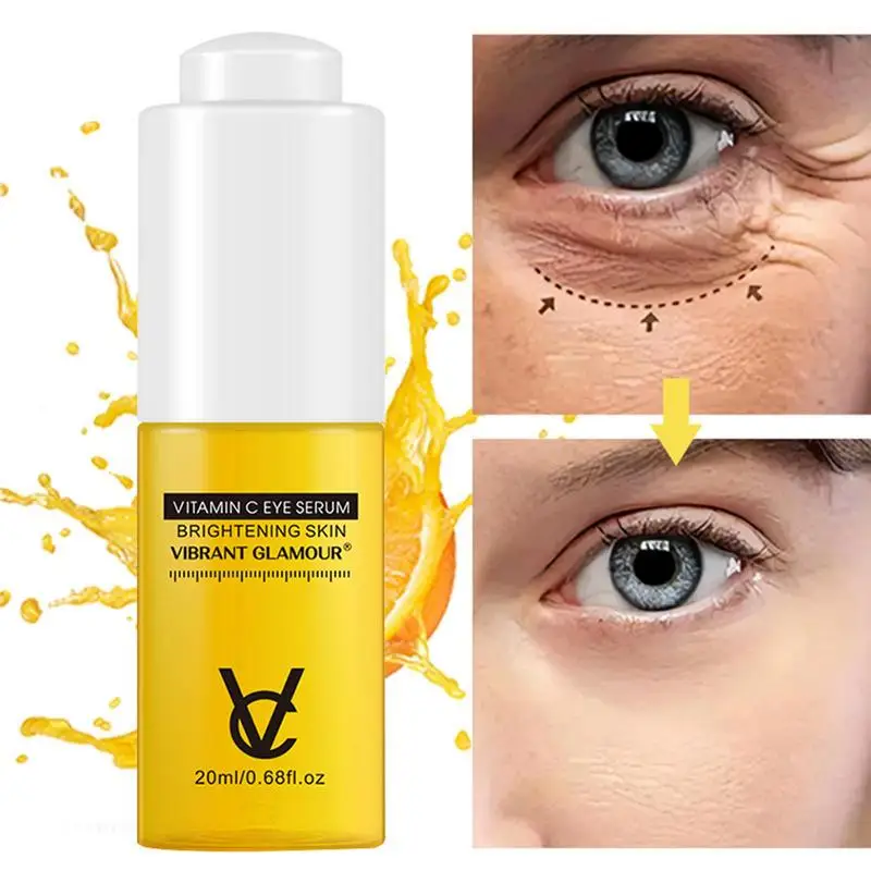 Eye Tightening And Lifting Hydrating VC Eye Tightening Serums Lightening Skin Eye Bag Remover For Dark Circles Fade Fine Lines