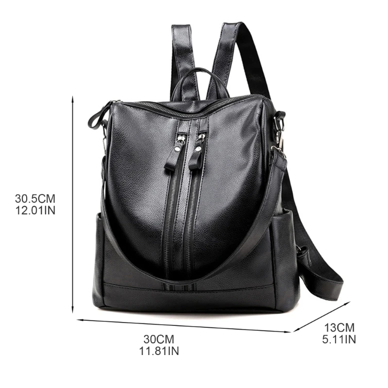 

Fashion Women Lady Anti-theft Rucksack School Leather Girls Backpack Travel Hand