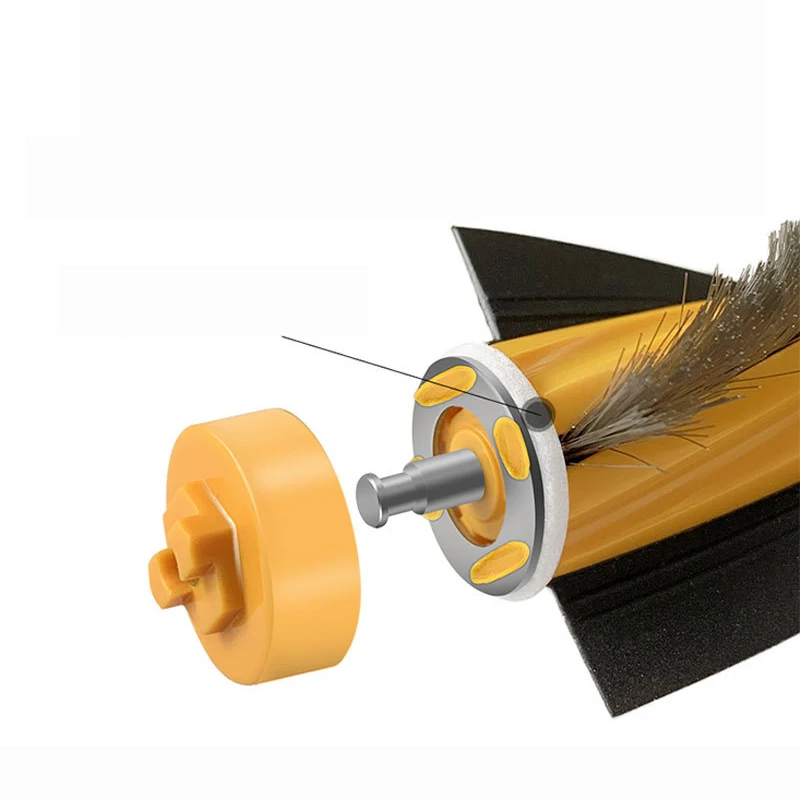 قطعة قماش ممسحة يمكن التخلص منها فلتر Hepa ملحقات فرشاة جانبية/رئيسية لـ Ecovacs Deebot DJ35 DJ36 استبدال مكنسة كهربائية روبوتية