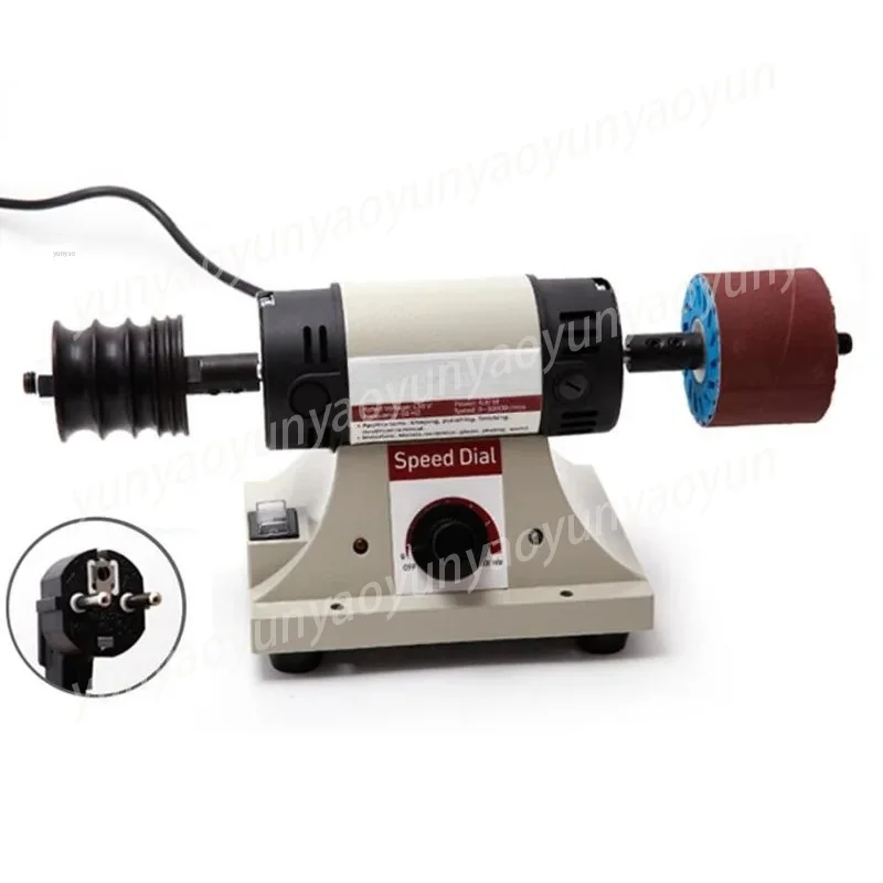 AC 220V Mini Desktop Grinder Vegetable Leather Edge Sanding Polishing Tool