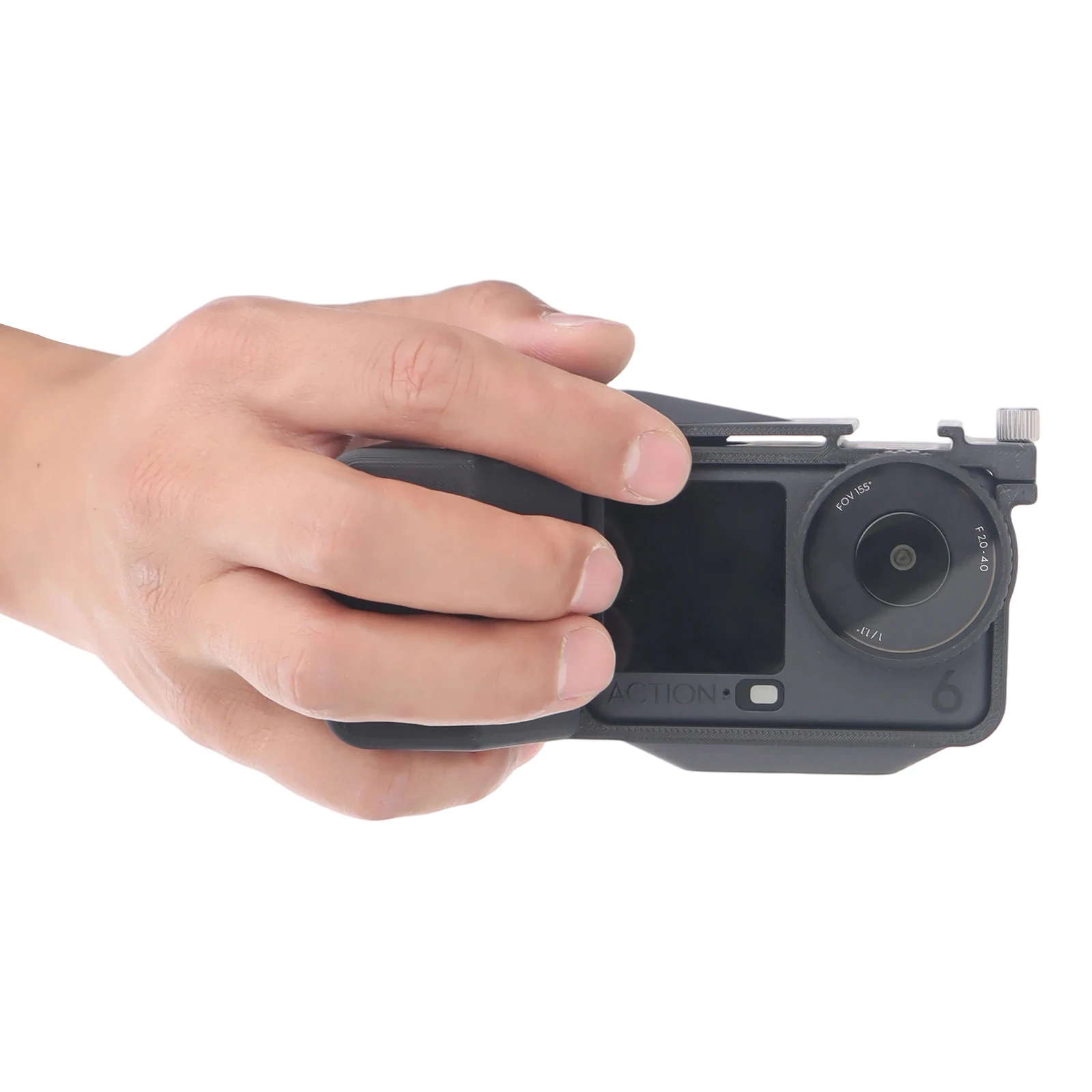 

Street Grip Vlog Holder Combo Camera Grip Holder ForDJI OSMO ACTION 6 Action Camera Grip with Anti-Lost Lanyard Camera Accessory