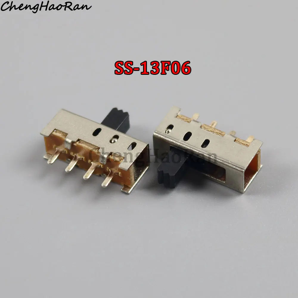 Тумблер, 2 шт., однорядный и двухрядный ползунковый переключатель, микродвижение, прямая вставка, горизонтальная раздвижная вторая передача, третья/секундная