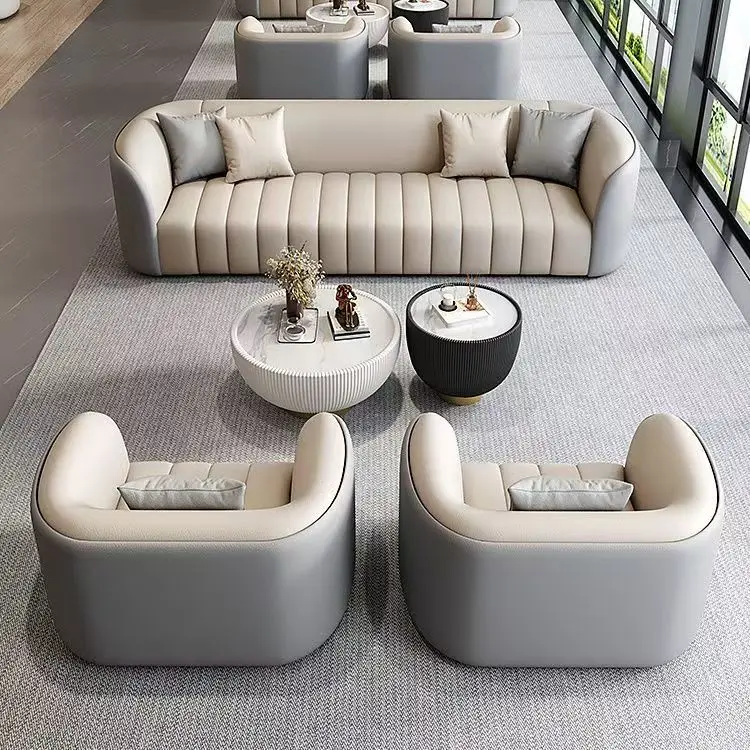 

Modern Comfortable Salon Furniture - Princess Chair Combination Sofa Set Living Room Nail Art Spa Beauty Salon Waiting Area
