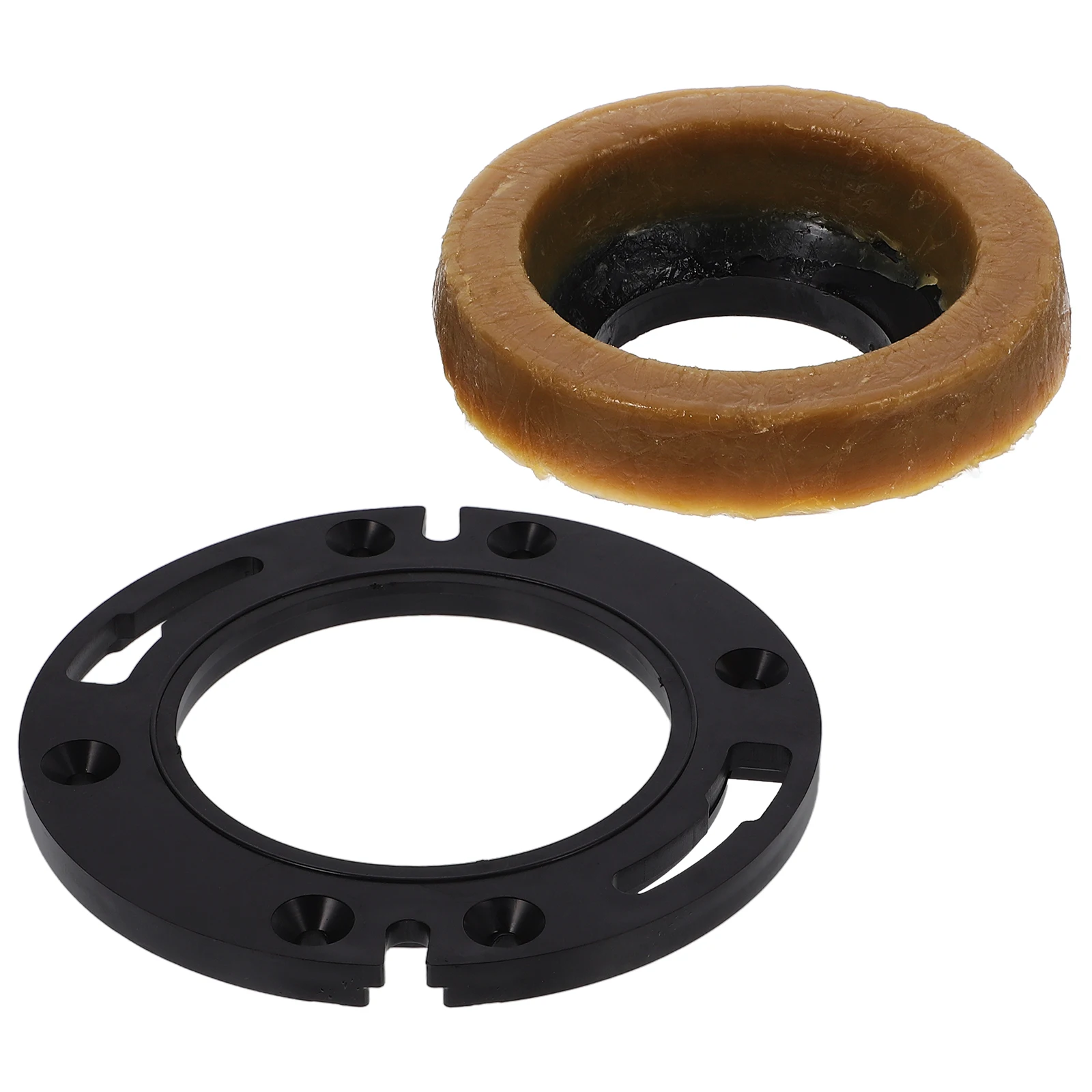 

Wax Ring Screw Flange Toilet Bowl Gasket Bathroom Accesories Copper Plating Replacement Kit