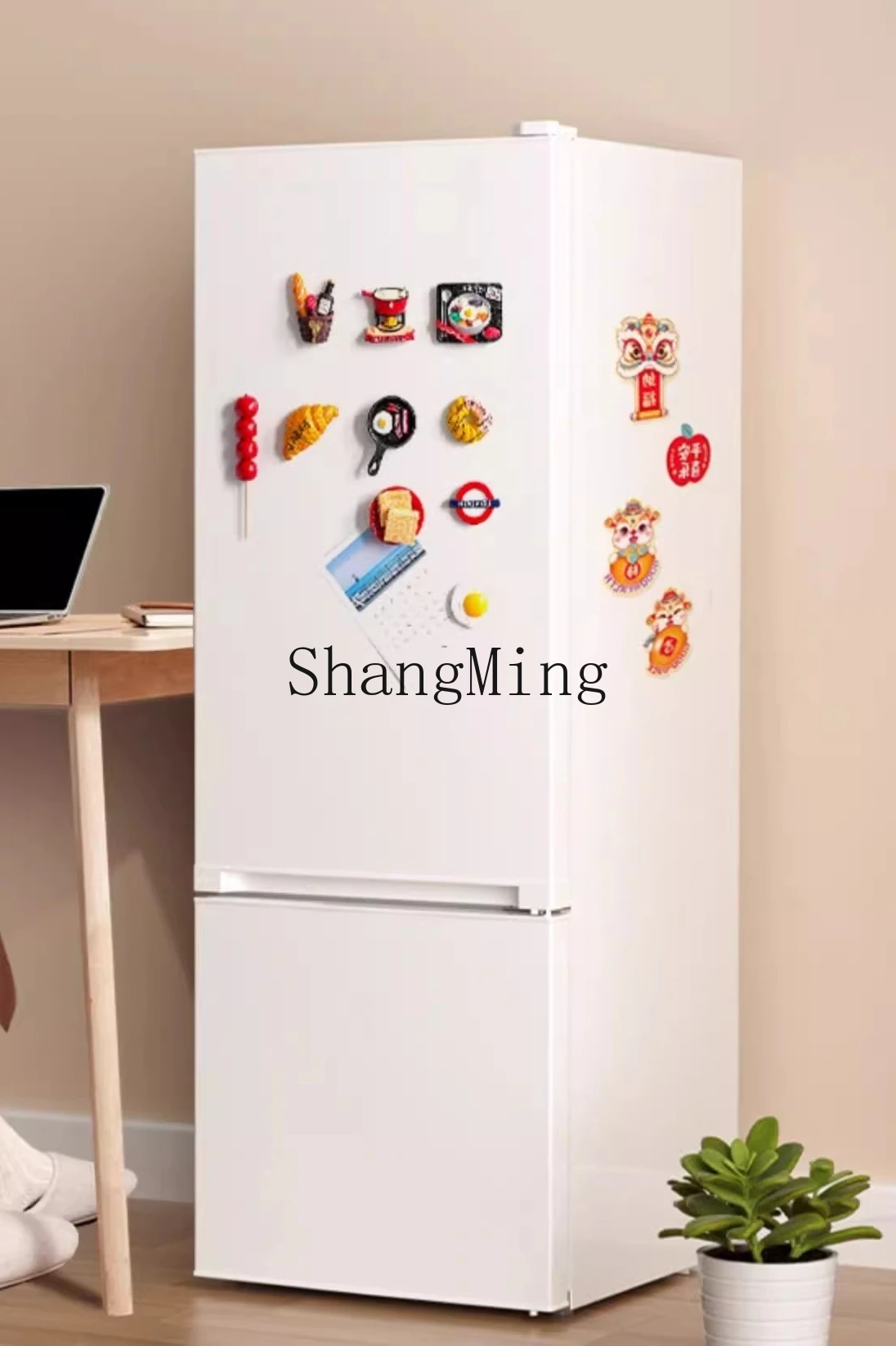 ZYY 家庭用小型冷蔵庫超薄型両開き省エネ小型ミニ冷凍庫