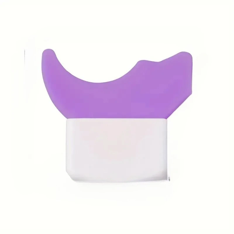 ชุดอุปกรณ์แต่งตาแบบพกพา 1 ชิ้น ทำจากซิลิโคน รูปทรงพระจันทร์เสี้ยว น่ารัก ช่วยแต่งตาอเนกประสงค์ เหมาะกับทุกทรงตา