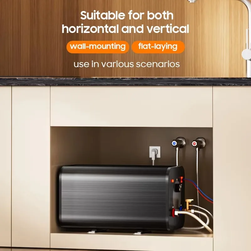 Class Energy Efficient Electric Vertical Storage Water Heater Plastic Shell Wall-mounted RV Car Outdoor