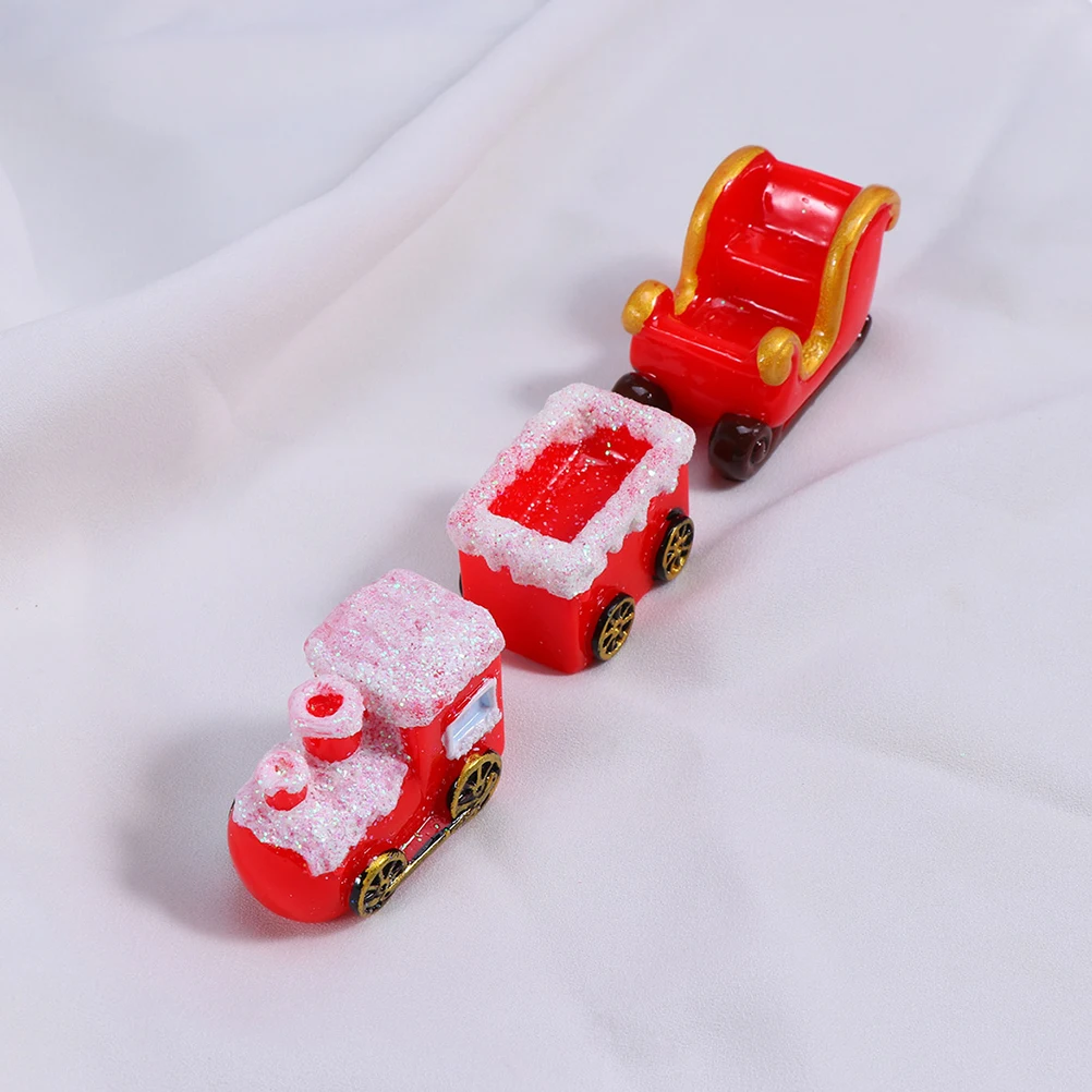 

6 pcs Micro Landscape Decor Resin Miniature Craft For Home Garden Office Xmas Christmas Decoration Bonsai Accessories