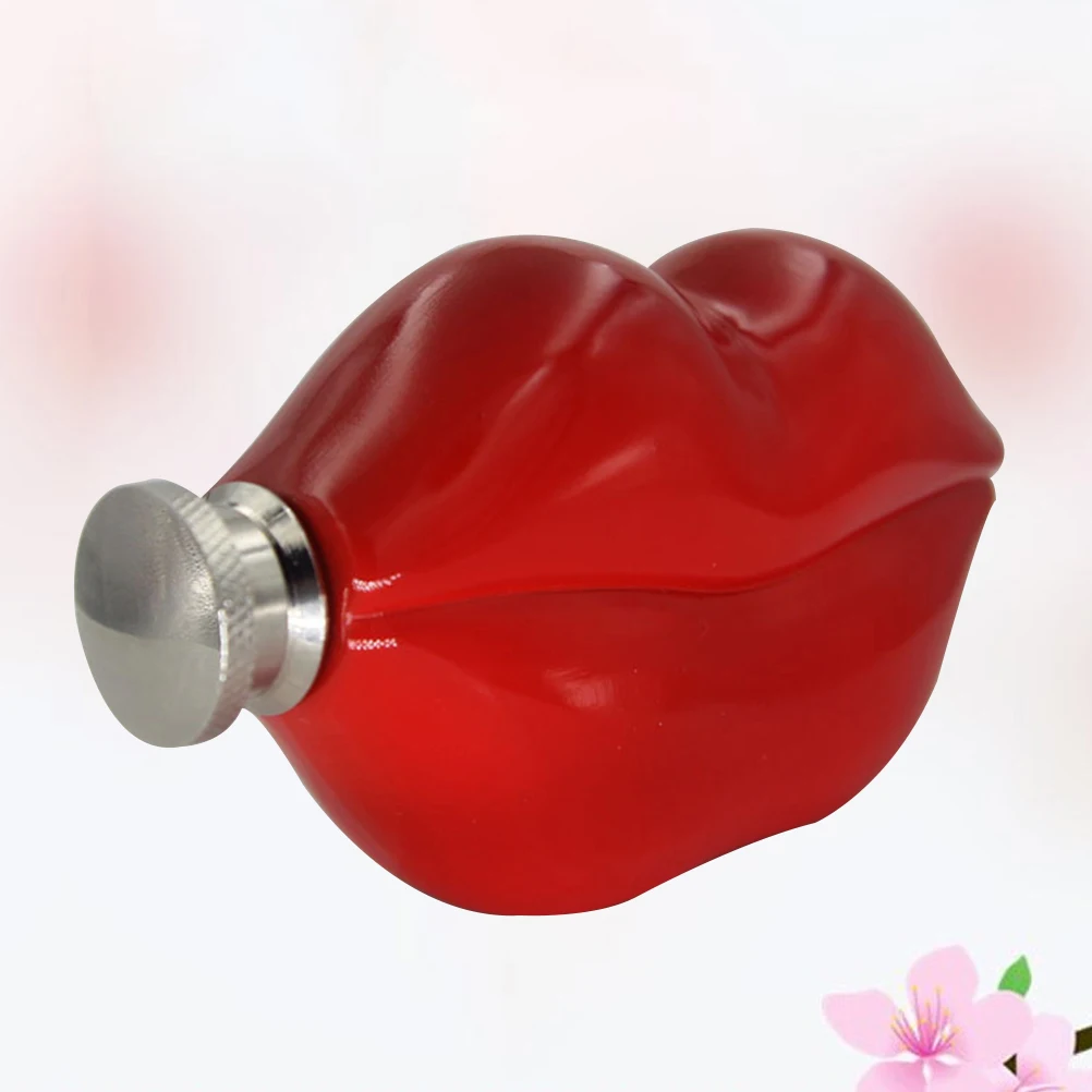 

Stainless Steel Flask Creative Corrosion Resistant Red Hip Pot Portable for Wedding Party Travel Outdoor Liquor
