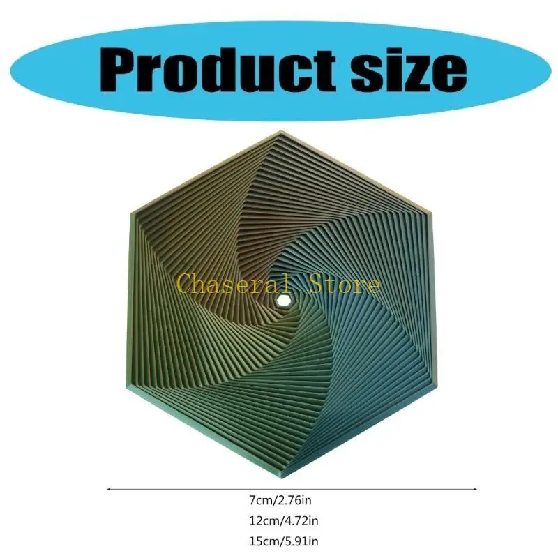 E7CE geometrico divertimento colorato giocattolo colorato infinitamente esagono colorato illusione visivo giocattolo giocattolo