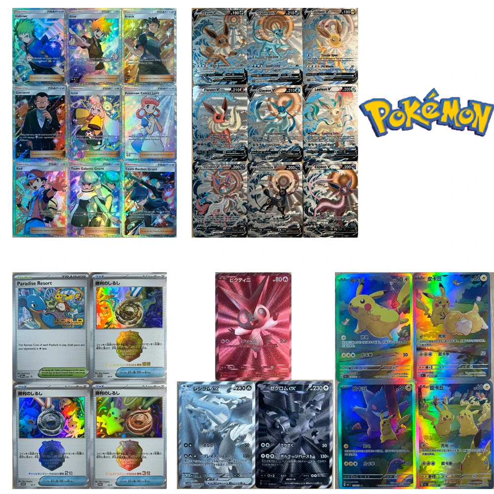 

1 шт./компл. карманный Pokemon ptcg Eevee Pikachu ACG Diy самоконтроль коллекционная фирменная торговая флэш-карта аниме мультфильм подарок