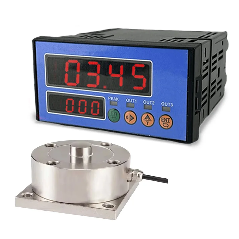 Spoke Type 0-7 Ton Pancake Compression Force Load Cell Alloy Steel +load Cell Indicator display  3KN 10KN 20KN 70KN  Biosensor