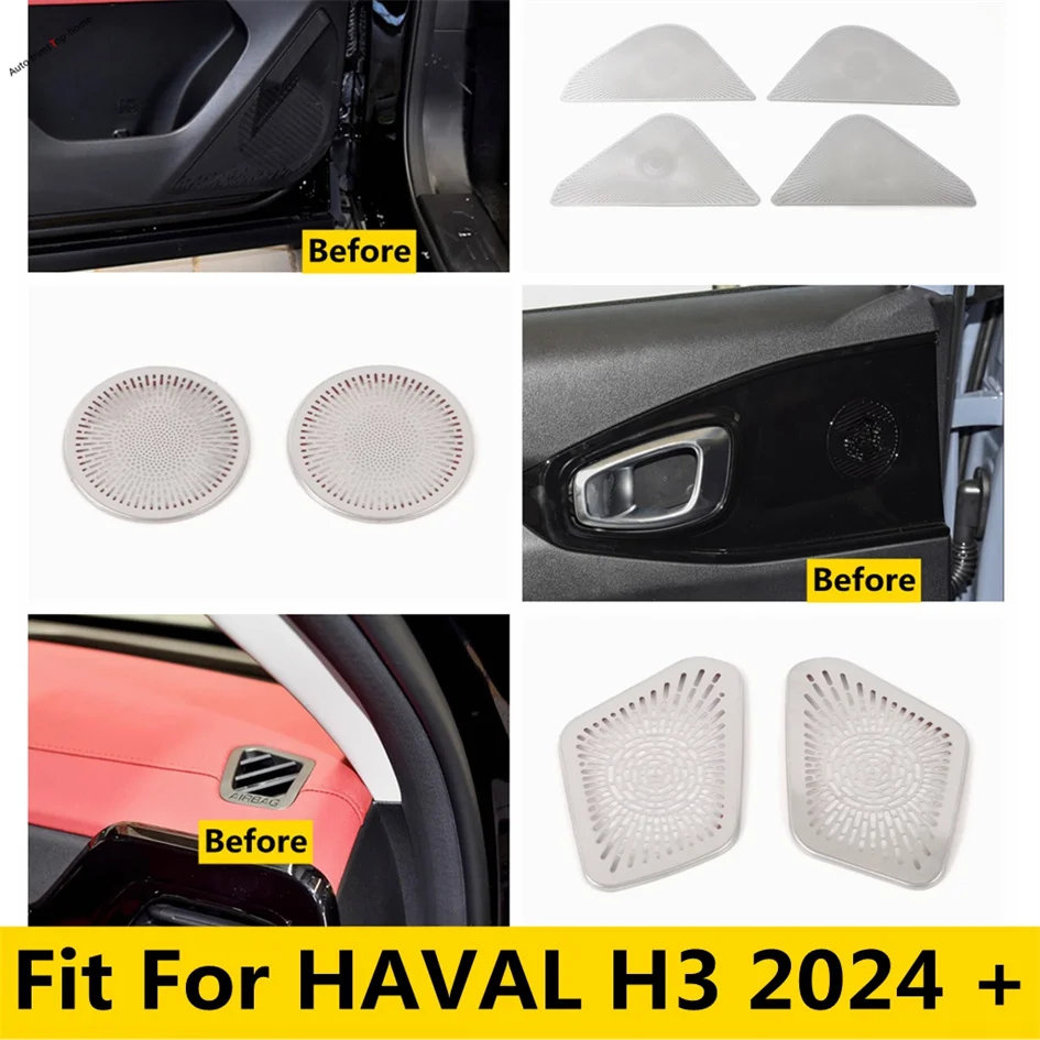 

Center Console Dashboard Instrument Door Stereo Speaker Audio Sound Loudspeaker Cover Trim For HAVAL H3 2024 2025 Accessories