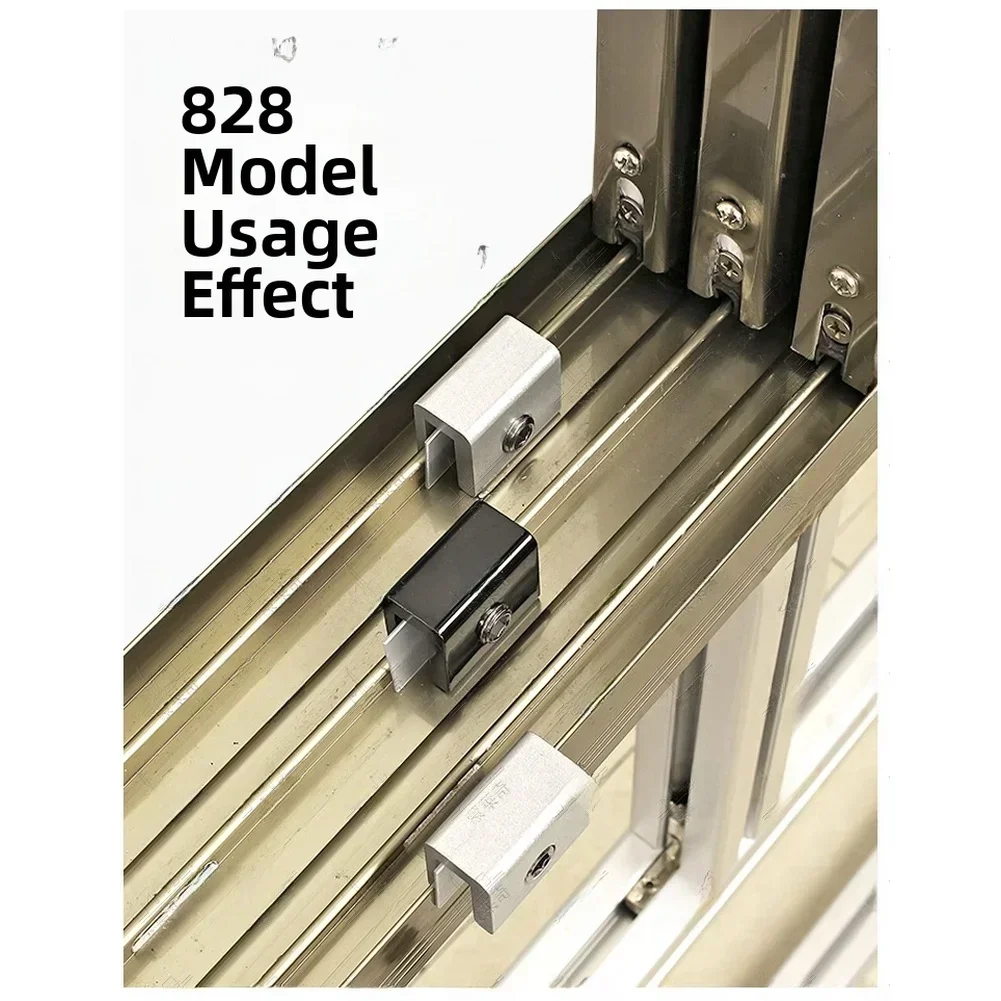 Sliding Door Lock Limiter For Window Tracks Made From Aluminum Alloy For Type For 90 828 To Provide Secure And Stable Locking