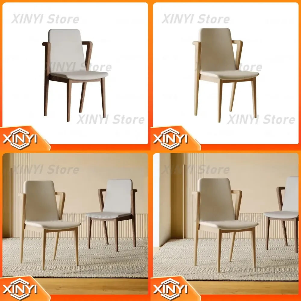 High Back Dining Chairs for Coffee Shop Living Room Dressing Table Restaurant Home Office Modern Comfort Frame Seat Furniture