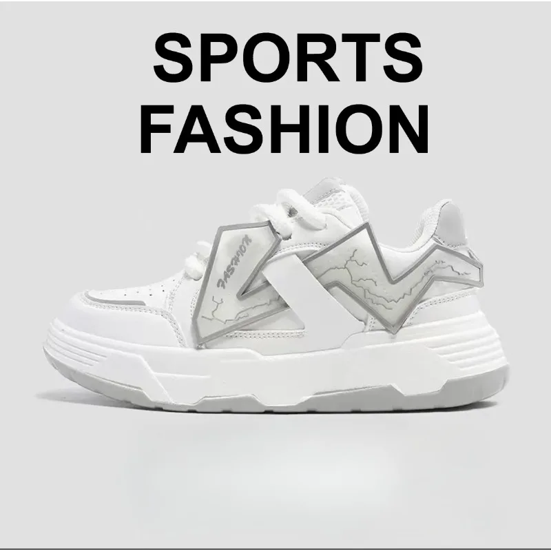 

Women's Chunky Sneakers Fashion Lace Skateboarding Shoes for Woman Street Style Casual Shoes Designer Shoes Zapatillas De Mujer