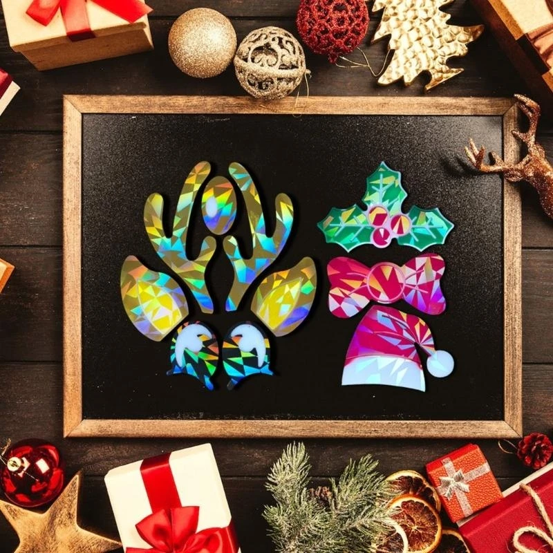 

2 Pcs Light Elk Christmas Hat Jewelry Ornaments Pendant Silicone Mold