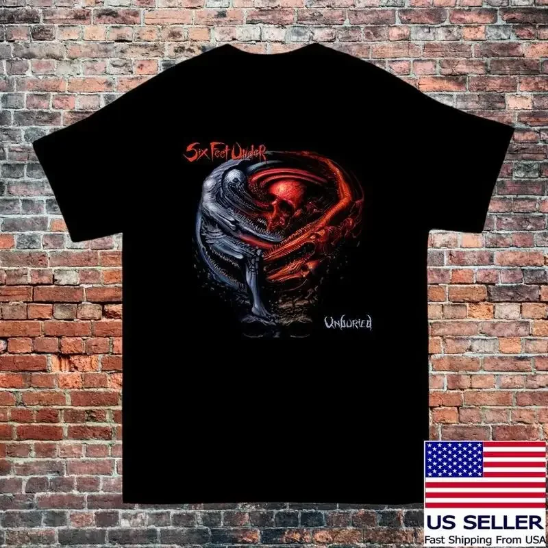 Six Feet Under Band Unburied T-Shirt in voller Größe S 5XL FH896