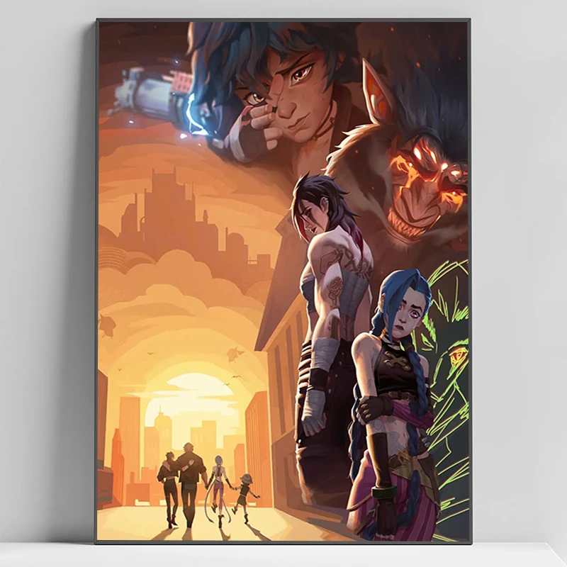 Arcane League Of Legends Good Quality Prints And Poster Canvas Wall Art Mural Decorative Paintings For Home Decor Room Posters