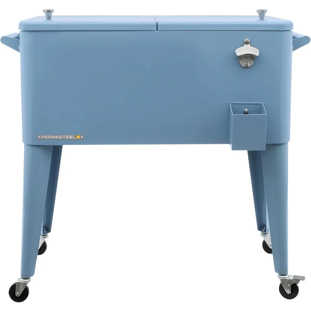 

80-Quart Patio Cooler Freight Free Camping Table Garden Furniture Outdoor Supplies Equipment