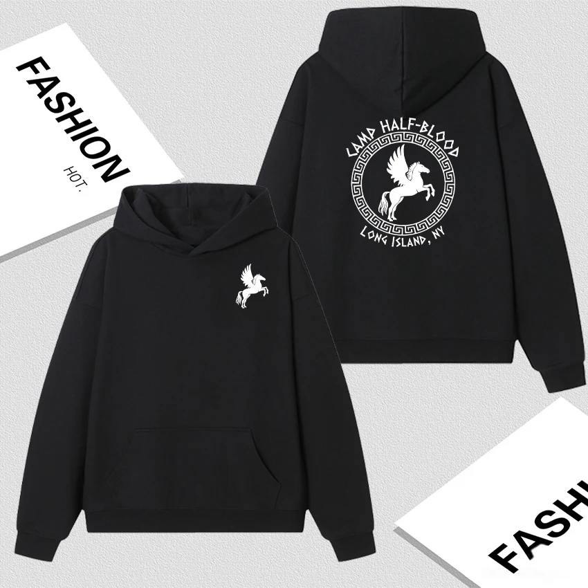 

Популярная флисовая толстовка с капюшоном Camp Half Blood Long Island Sound Percy Jackson с длинными рукавами для мужчин и женщин, модные повседневные пуловеры