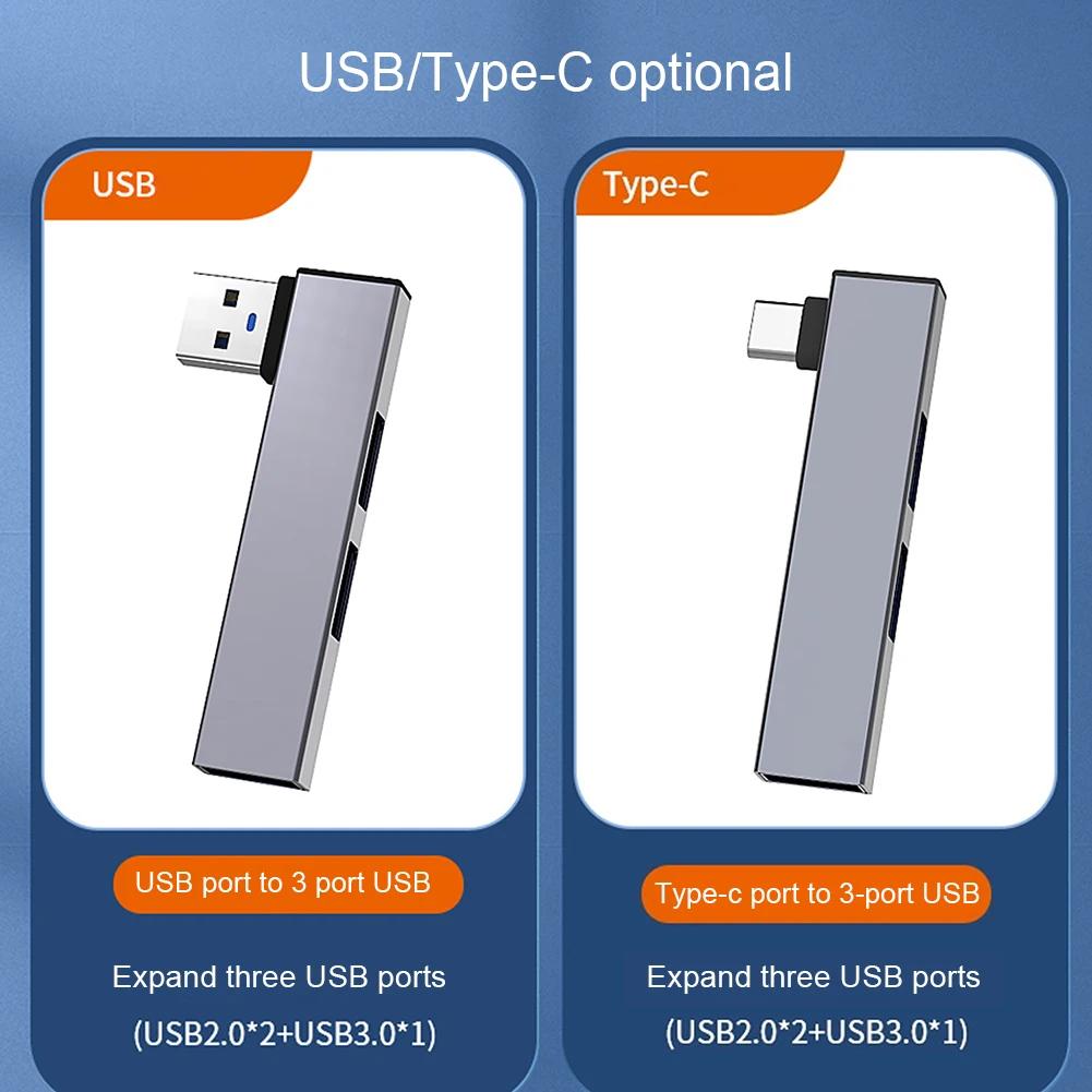 3 في 1 توسيع حوض محور السرعة 5.0Gbps USB 3.0/Type-C 3.0 إلى 3 USB USB محطة إرساء 3 منافذ للكمبيوتر الشخصي والكمبيوتر المحمول