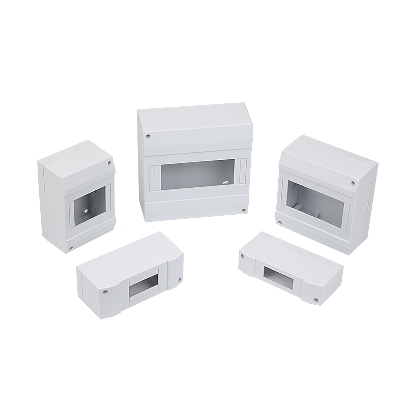  MCB Electrical Box Circuit Breaker Protection Plastic Box ABS Switch Enclosure Surface Modules Box 1-8P Breaker Distribution Box 