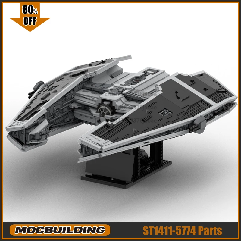 UCS Collection MOC Building Blocks Fury-class Interceptor Technology Bricks Starfighter DIY Assembly Model Toys Xmas Gifts