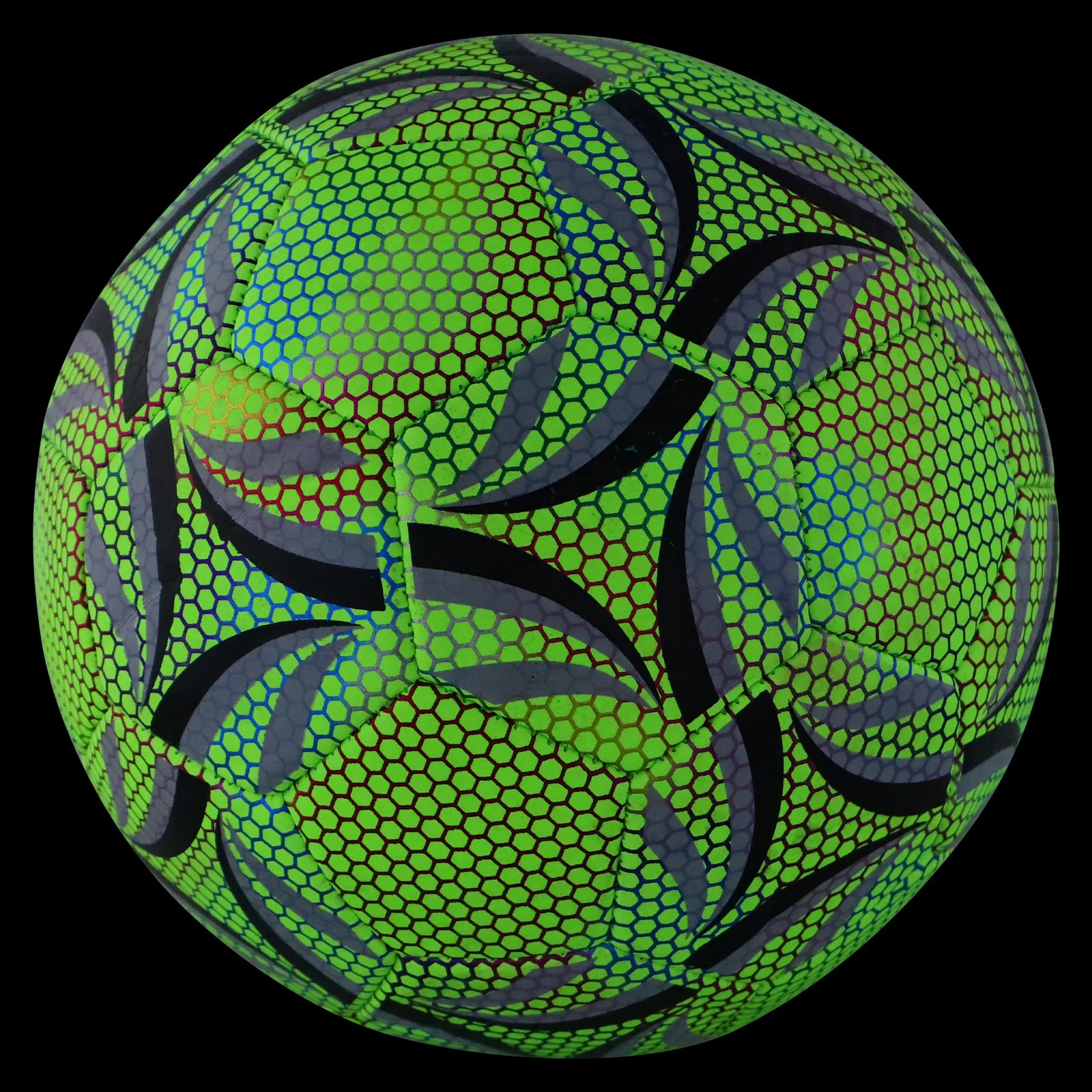 

Светящийся футбольный мяч официального размера и веса для тренировок молодежи и взрослых, светится в темноте, для ночных игр, соревнований, матчей на открытом воздухе