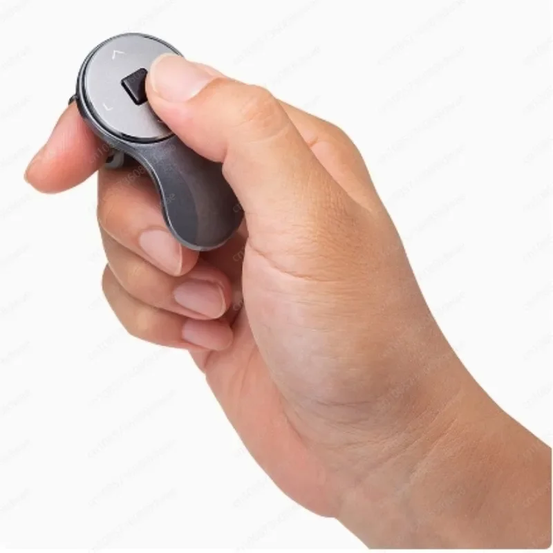 Ring Wireless Mouse Dual-Mode Bluetooth Charging Mini Air Flying Squirrels Lazy Creative Ppt Finger Mouse Office Pc Gifts