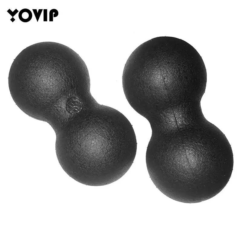 Fitness Ball Double Lacrosse Massage Ball Set Mobility Peanut Balls  Self-Myofascial Release Deep Tissue Gym Home Massage Tool