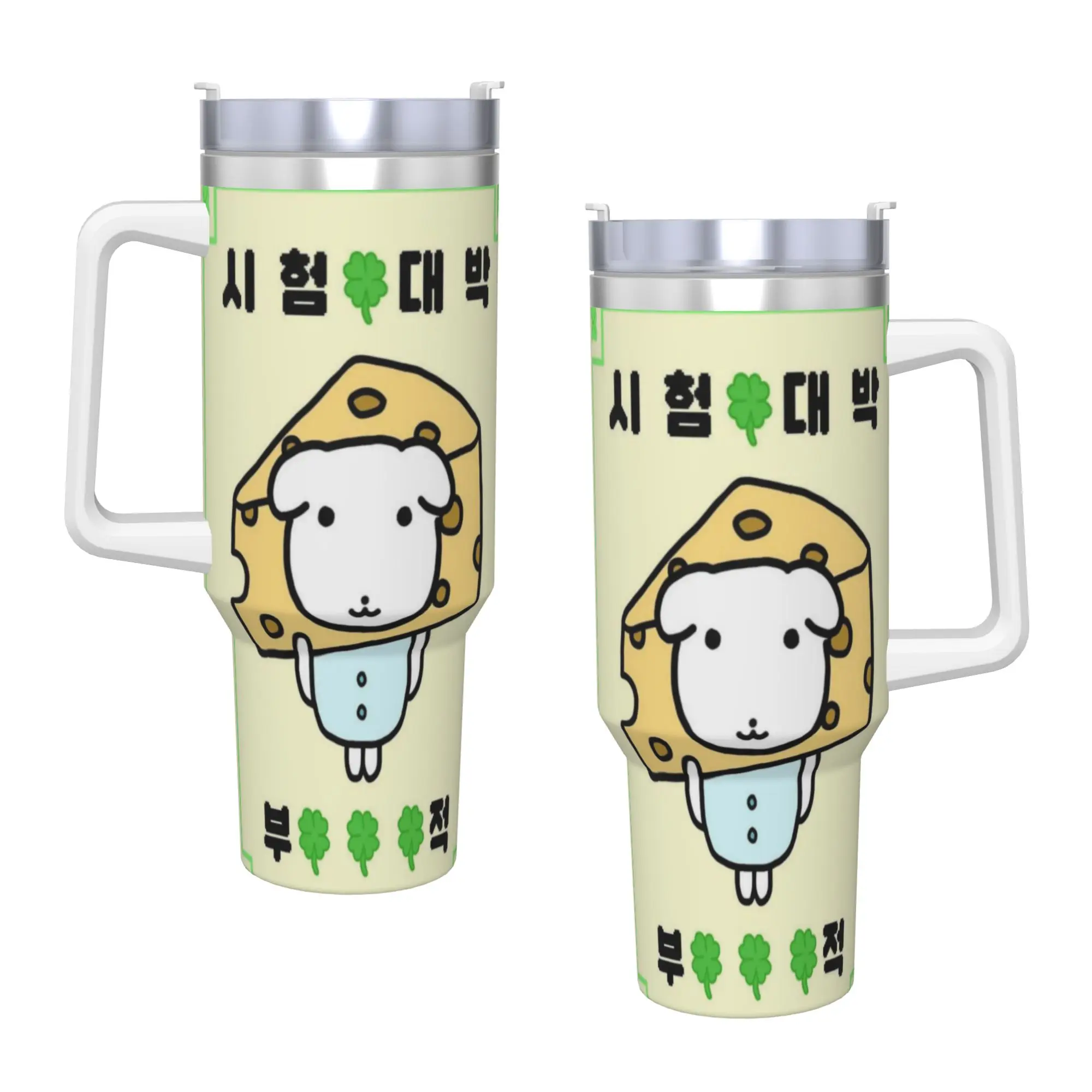 Stainless Steel Tumbler Cute GANADI Thermal Cups  Insulated Cold and Hot Mugs Cup Driving Custom DIY Water Bottle