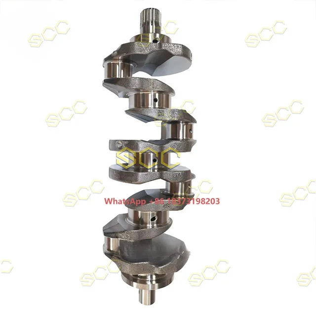 

High Quality Forged Steel Diesel Engine Crankshaft V2607 Crankshaft 1J700-23010 for Kubota Excavator Diesel Parts Crankshaft
