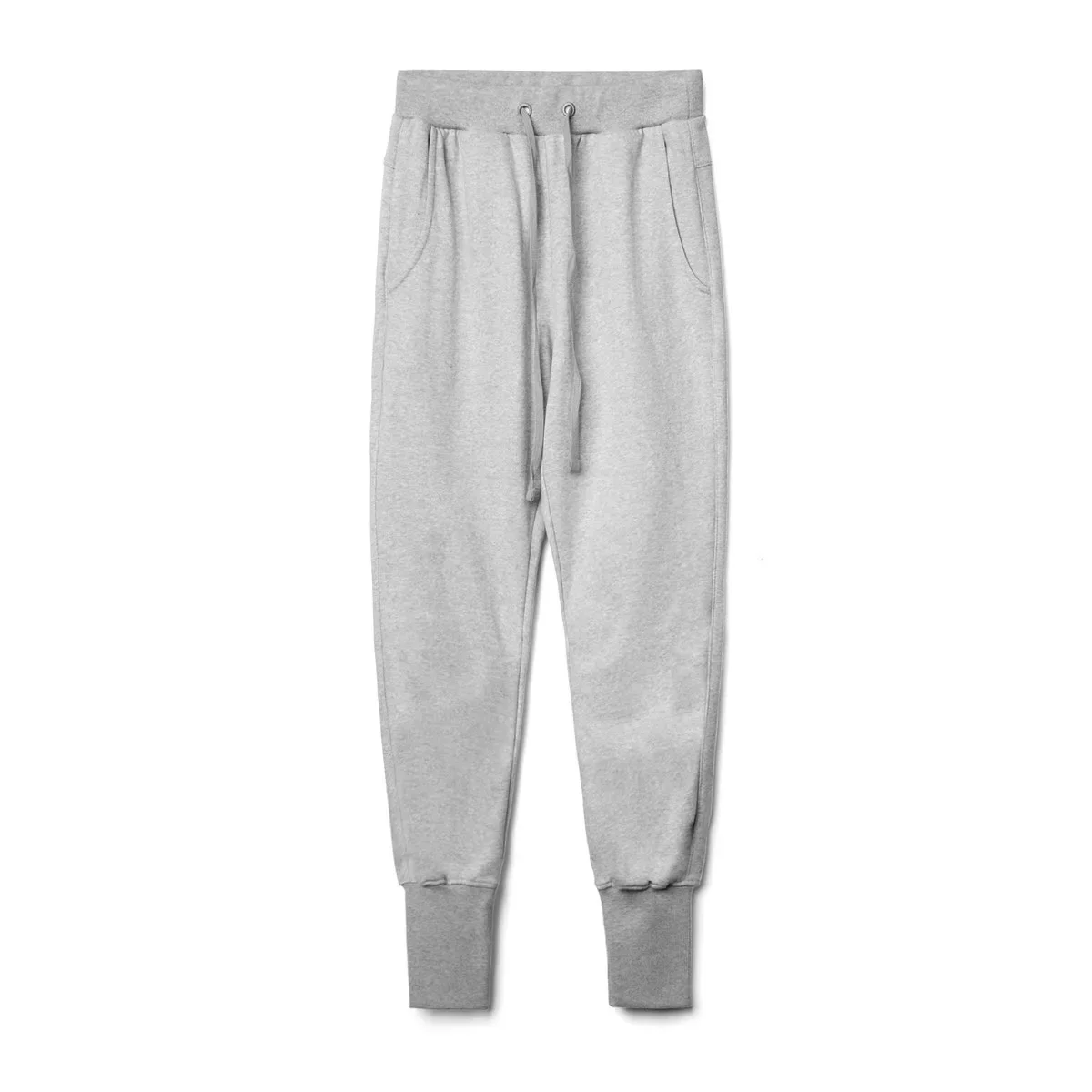 Pantalones de Fitness para hombre, pantalones deportivos elásticos para músculos, pantalones de baloncesto para correr, pantalones de protección de pies con lazo suelto, Otoño e Invierno