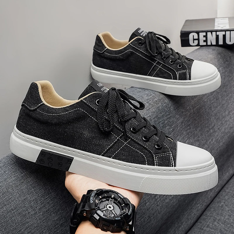 2026 new comfortable and fashionable casual versatile casual fashion trend canvas board shoes men's shoes