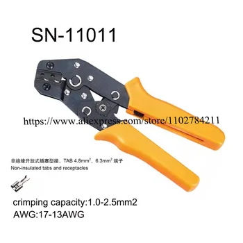 SN-11011 Werkzeug backen zange Mini-Crimp klemmen zange isoliert und nicht isoliert Ferrulen