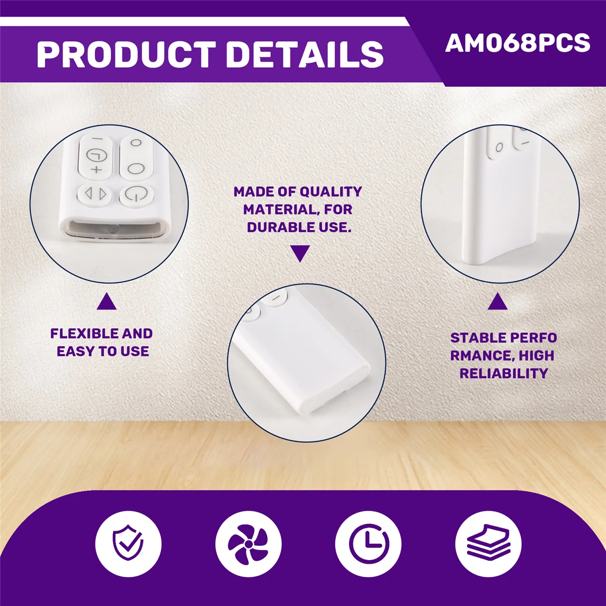 A98TReplacement Remote Control for Dyson AM06 AM07 AM08 Heating and Cooling Fan Humidifier Air Purifier Fan