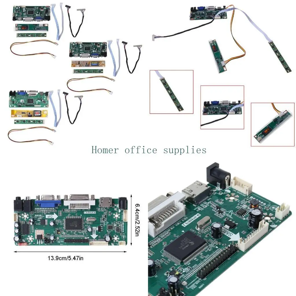 

K43B 1Set For 30Pin LTn154X3-L01/L01H 1280X800 Panel Screen Display Lcd Control Board for LTn154X3-L01 LTn154X3-L01-H LTn154
