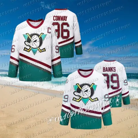White Duck ijshockeytrui filmversie nummer 96 nummer 99 thuisuniform sportkleding vechtsportset uit het vasteland van China